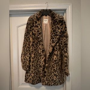 Abercrombie and Fitch Faux Fur Coat